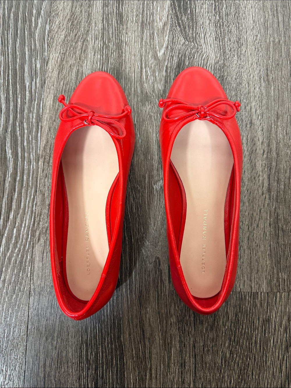 LOEFFLER RANDALL Noelle Red Ballet Flat - Picture 13 of 14